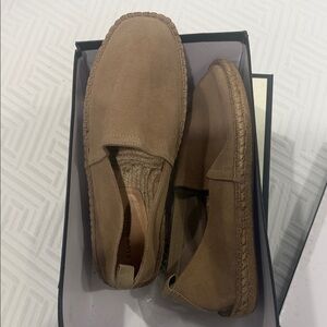 Club Monaco Brown Suede Slip-Ons